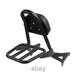 Sissy Bar Detachable Backrest with Luggage Pad For Yamaha Stryker XVS1300 11-17