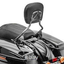 Sissy Bar + Docking Kit for Harley Electra Glide Standard 09-10 chrome