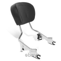 Sissy Bar + Docking Kit for Harley Electra Glide Standard 09-10 chrome