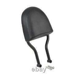Sissy Bar Luggage Rack Backrest Pad Fit For Harley Street XG500 750 15-21 Black