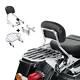 Sissy Bar Luggage Rack Brake Light Docking Fit For Harley Touring 2014-2022 2021