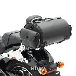 Sissy Bar + Tail Bag LX for chopper / custombikes / Sport Glide 18-23 R1 w. Rear