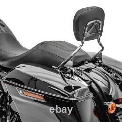 Sissy Bar for Harley Davidson Ultra Limited Low 15-19 with Docking Kit chrome