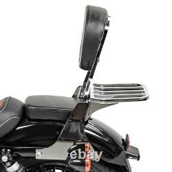 Sissy Bar + luggage rack for Harley Davidson Sportster 04-20 chrome