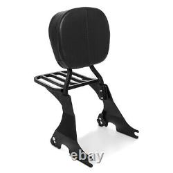 Sissy Bar + luggage rack for Harley Sportster Forty-Eight 48 Special 18-20 black