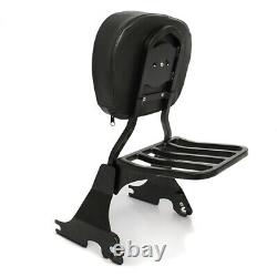 Sissy Bar + luggage rack for Harley Sportster Forty-Eight 48 Special 18-20 black