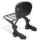 Sissy Bar with Rear Rack detachable for Harley Davidson Touring 97-08 black
