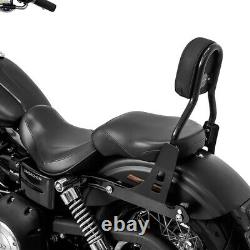 Sissy bar CL for Harley-Davidson Dyna Street Bob 09-17, Low Rider S schwarz