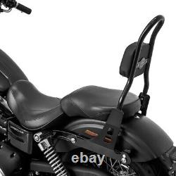 Sissy bar CSM for Harley-Davidson Dyna Street Bob 09-17, Low Rider S black