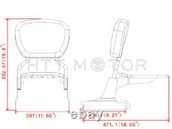 Sissybar backrest Detachable luggage rack For Harley Softail 200mm rear tire fen