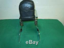 Sportster Detachable Sissy Bar with Luggage Rack and back rest 2004 up