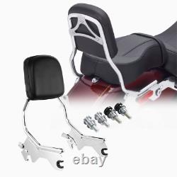 Standard Sissybar Upright Backrest Docking Fit For Harley Softail Slim 2018-2022