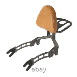 Titanium Passenger Backrest Sissy Bar Seat With Rack For Indian Scout Sixty 16-18