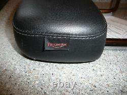 Triumph tall passenger sissy bar backrest 01-20 Bonneville Thruxton Scrambler